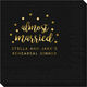 Confetti Dots Almost Married Napkins Image 1 of 3