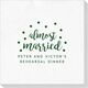 Confetti Dots Almost Married Deville Napkins Image 3 of 3