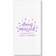 Confetti Dots Almost Married Deville Guest Towels Image 3 of 3