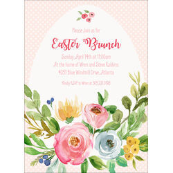 Spring Rose Spray Invitations