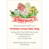 Easter Banner Invitations