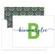 Big Name and Initial Folded Note Cards Image 1 of 3