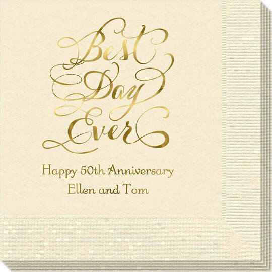 Whimsy Best Day Ever Napkins