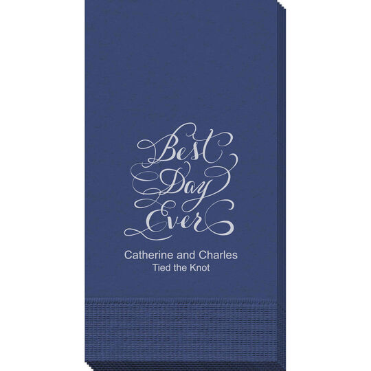 Whimsy Best Day Ever Guest Towels