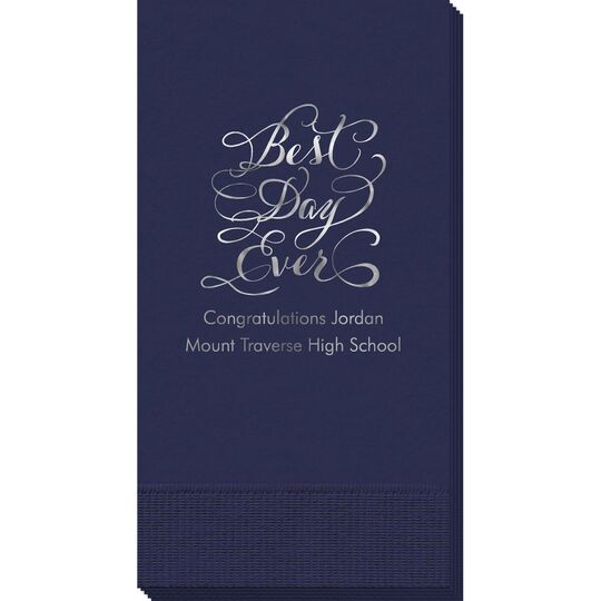 Whimsy Best Day Ever Guest Towels