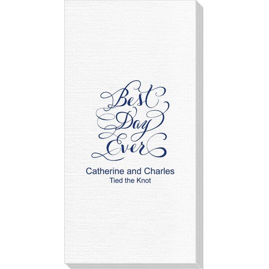 Whimsy Best Day Ever Deville Guest Towels