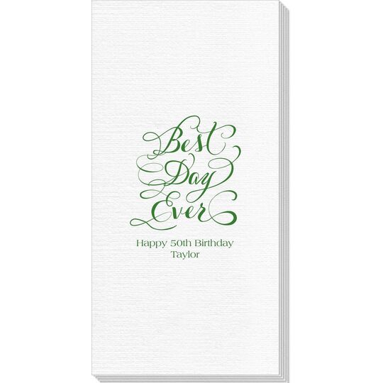 Whimsy Best Day Ever Deville Guest Towels