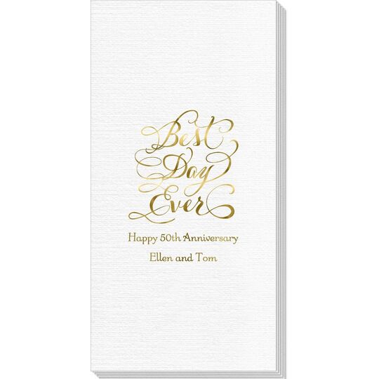 Whimsy Best Day Ever Deville Guest Towels