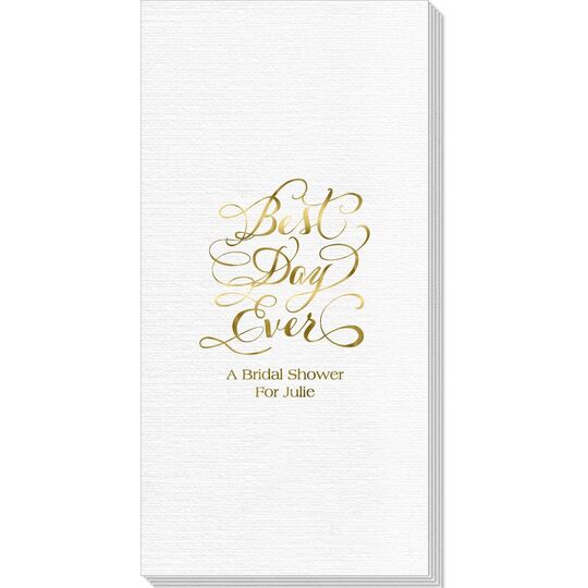 Whimsy Best Day Ever Deville Guest Towels
