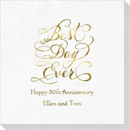 Whimsy Best Day Ever Deville Napkins