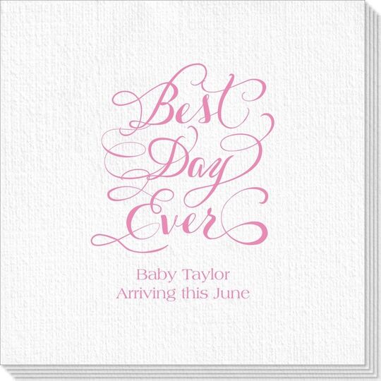 Whimsy Best Day Ever Deville Napkins