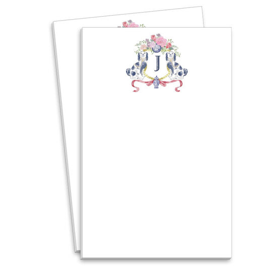 Antique Dogs Crest Notepads