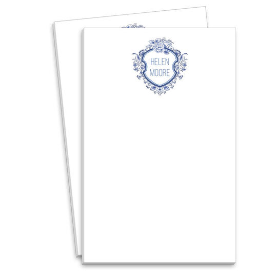 Floral Crest Notepads