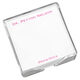Bellmore Memo Square with Acrylic Holder Image 1 of 3