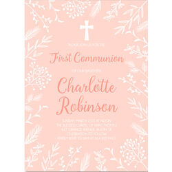Modern Floral Invitations
