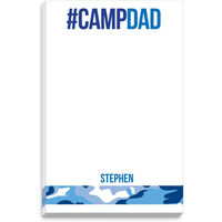 Blue Camo Dad Notepads