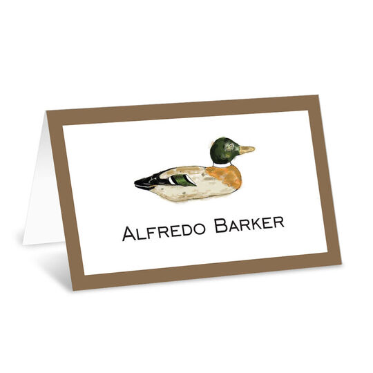 Mallard Duck Folded  Enclosure Cards