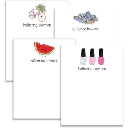 Summer Weekend Fun Mini Notepad Set