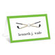 Golf Folded Enclosure Cards Image 1 of 3