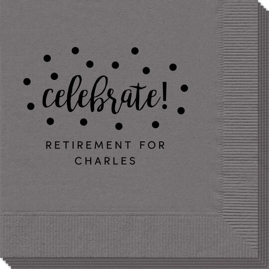 Confetti Dots Celebrate Napkins