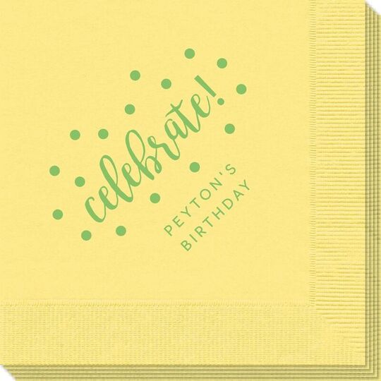 Confetti Dots Celebrate Napkins