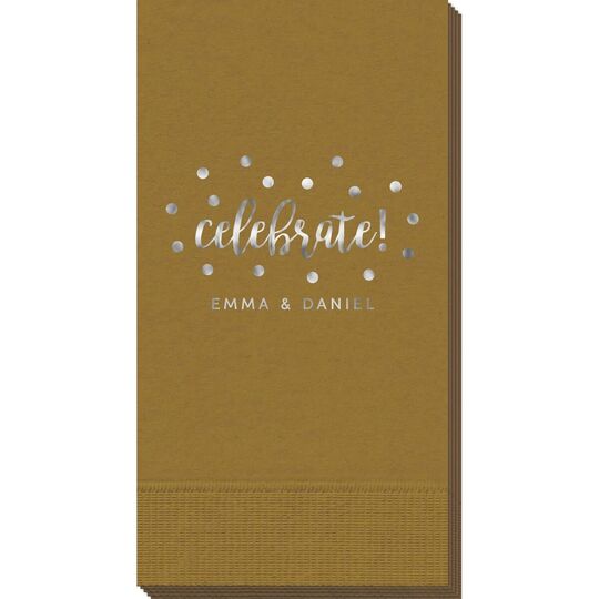 Confetti Dots Celebrate Guest Towels