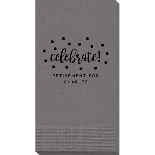 Confetti Dots Celebrate Guest Towels