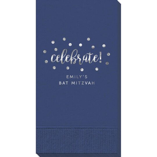 Confetti Dots Celebrate Guest Towels