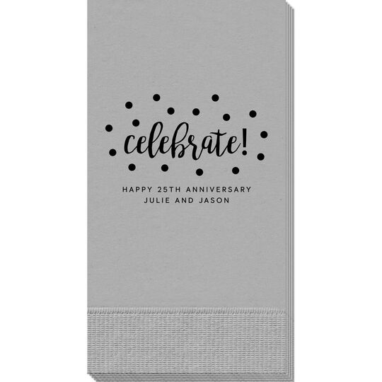 Confetti Dots Celebrate Guest Towels