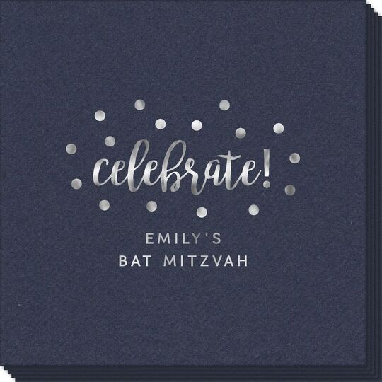 Confetti Dots Celebrate Linen Like Napkins