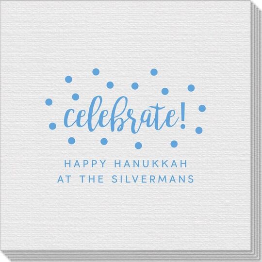 Confetti Dots Celebrate Linen Like Napkins