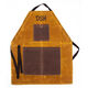 Personalized Waxed Canvas Two Tone Adult Apron Image 4 of 4