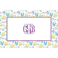 Purple Flower Fields Placemats