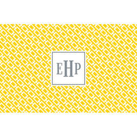 Yellow Chain Link Placemats
