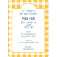 Gingham Invitations