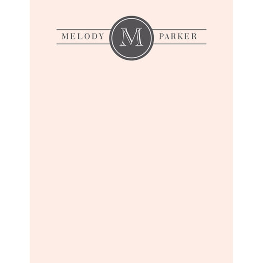 Round About Pink Flat Note Cards