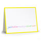 Yellow Border Folded Note Cards Image 3 of 3