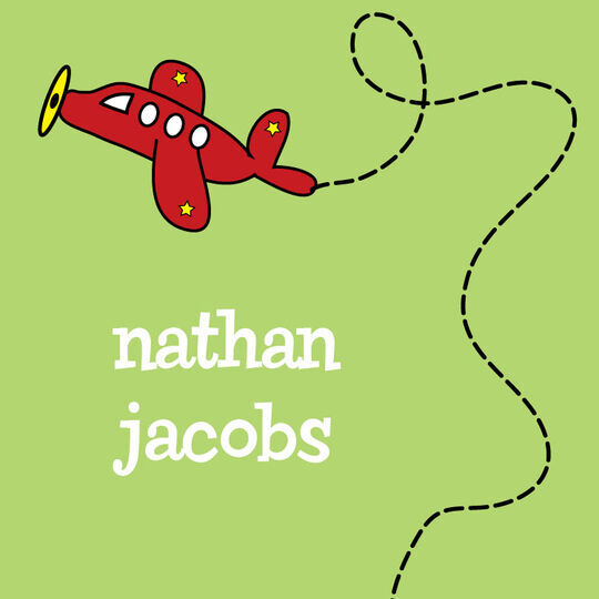 Red Airplane Enclosure Cards