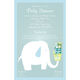 Baby Elephant Shower Invitations Image 1 of 2