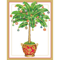 Ornamented Palm Holiday Cards