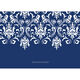 Damask Navy and Gold Folded Enclosure Cards Image 2 of 3