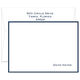 Triple Thick Champion Border Flat Note Cards - Raised Ink Image 1 of 4