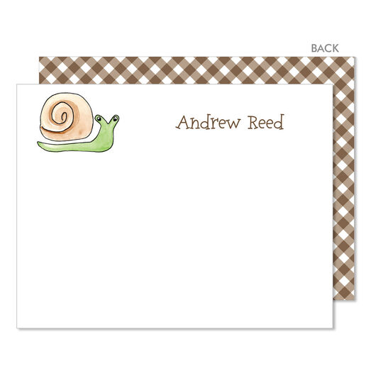 Snips And Snails Flat Note Cards