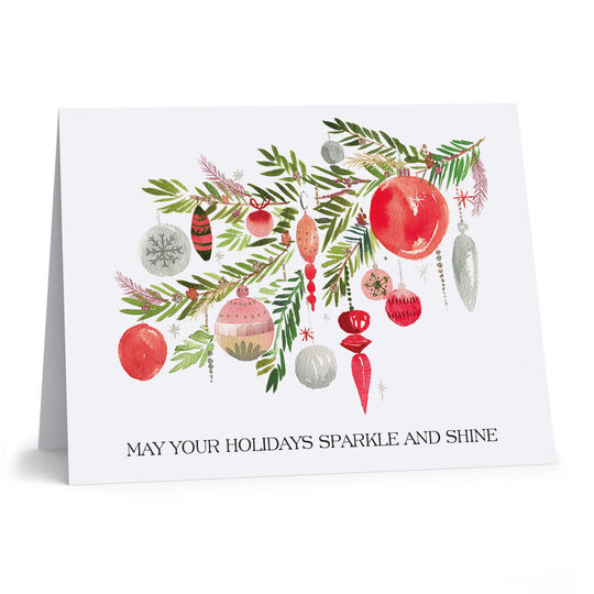Stay Warm And Cozy Folded Holiday Card, Postable