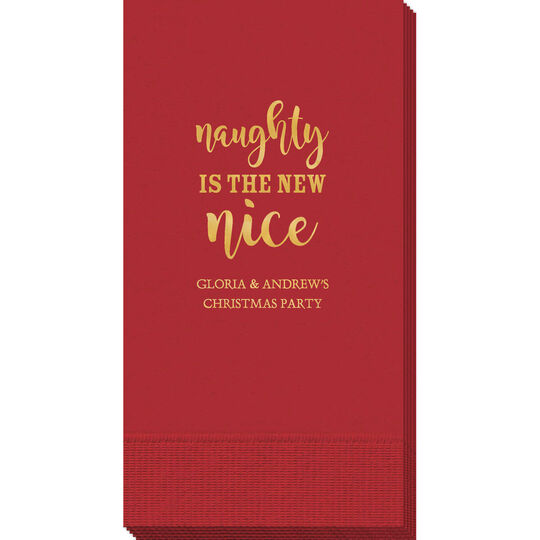 Naughty Is The New Nice Guest Towels