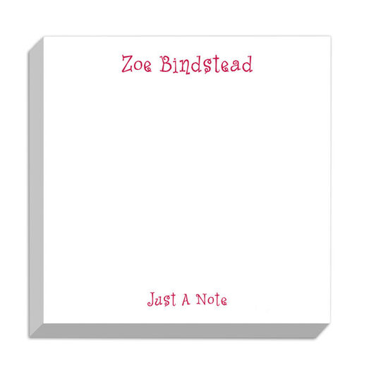 Bebe Memo Square REFILL ONLY