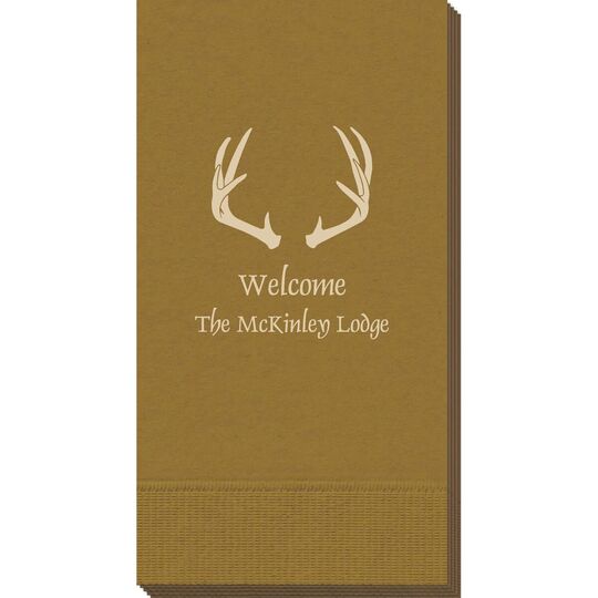 Antlers Guest Towels