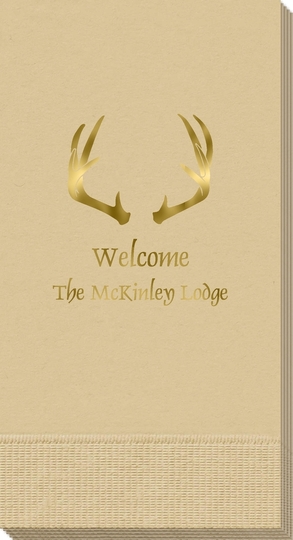 Antlers Guest Towels