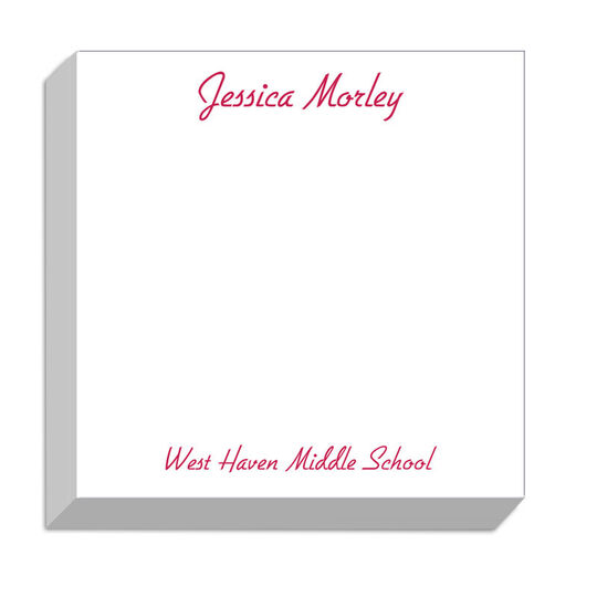 Deco Square Memo REFILL ONLY