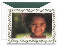 Pine and Holly Photo Cards